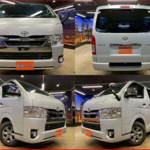 2020 Toyota Hiace Van silver gasoline used car Japan export