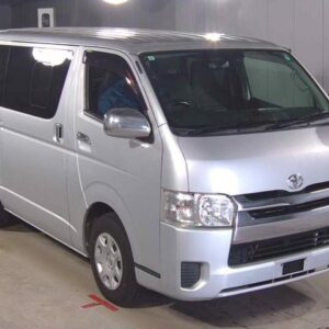 2017 Toyota Hiace Van silver gasoline used car Japan export