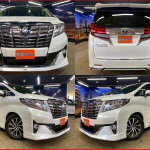 2015 Toyota Alphard pearl gasoline used car Japan export