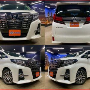 2015 Toyota Alphard pearl gasoline used car Japan export
