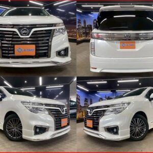 2016 Nissan Elgrand pearl gasoline used car Japan export