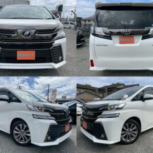 2017 Toyota Vellfire pearl gasoline used car Japan export