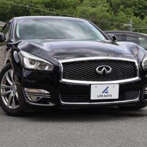 2015 Nissan Fuga black gasoline used car Japan export