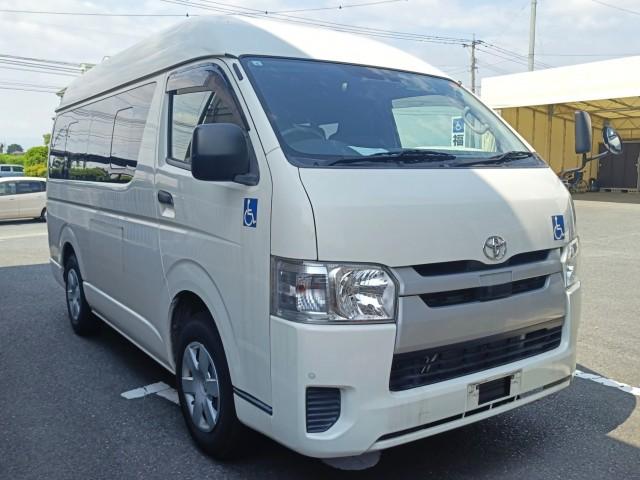 Ref:AUX-24200230 TOYOTA HIACE VAN 2018 1 2018 Toyota Hiace Van white gasoline used car Japan export