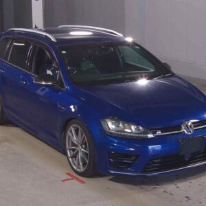 2016 Volkswagen Golf R Variant blue gasoline used car Japan export