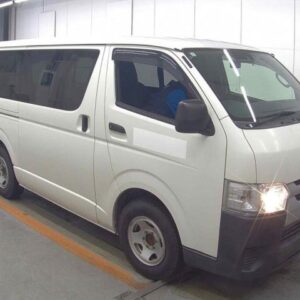 2020 Toyota Hiace Van white diesel used car Japan export