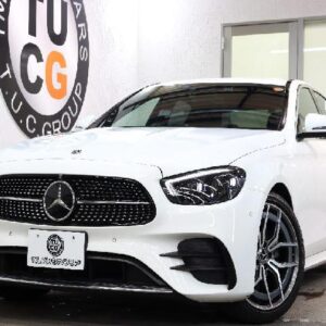 2021 Mercedes Benz E-Class white diesel used car Japan export