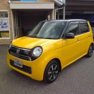 2015 Honda N-One yellow gasoline used car Japan export