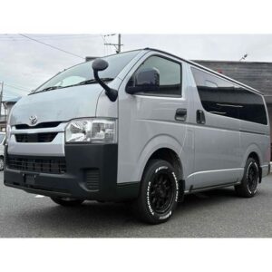 2024 Toyota Hiace Van silver diesel used car Japan export