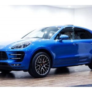 2017 Porsche Macan blue gasoline used car Japan export