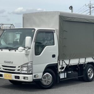 2018 Isuzu Elf Truck white diesel used car Japan export