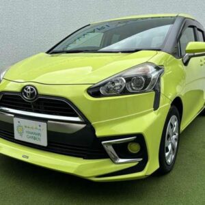 2015 Toyota Sienta yellow gasoline used car Japan export