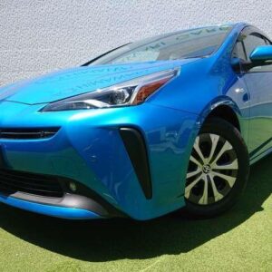 2020 Toyota Prius blue hybrid used car Japan export