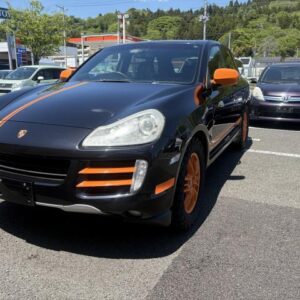 2007 Porsche Cayenne black gasoline used car Japan export