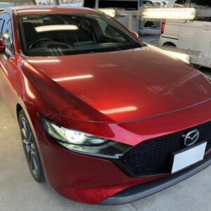 2022 Mazda Mazda3 Fastback red gasoline used car Japan export