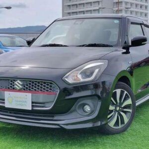 2017 Suzuki Swift black hybrid used car Japan export