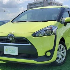 2017 Toyota Sienta yellow gasoline used car Japan export