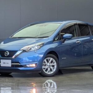 2019 Nissan Note blue gasoline used car Japan export