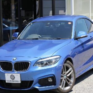 2017 Bmw 2 Series blue gasoline used car Japan export
