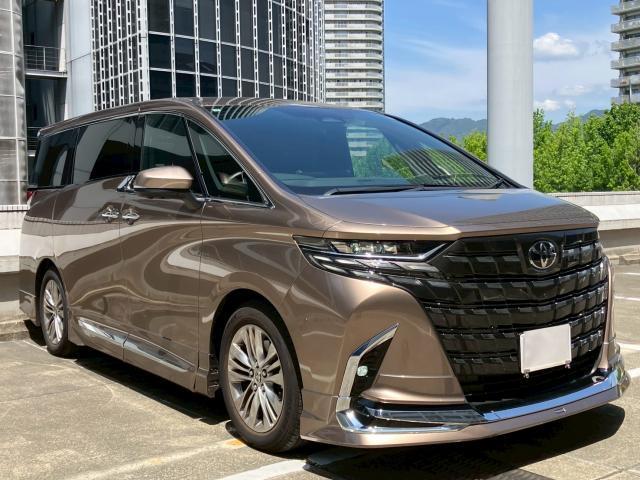 Ref:AUX-24224377 TOYOTA ALPHARD 2025 1 2025 Toyota Alphard pearl gasoline used car Japan export