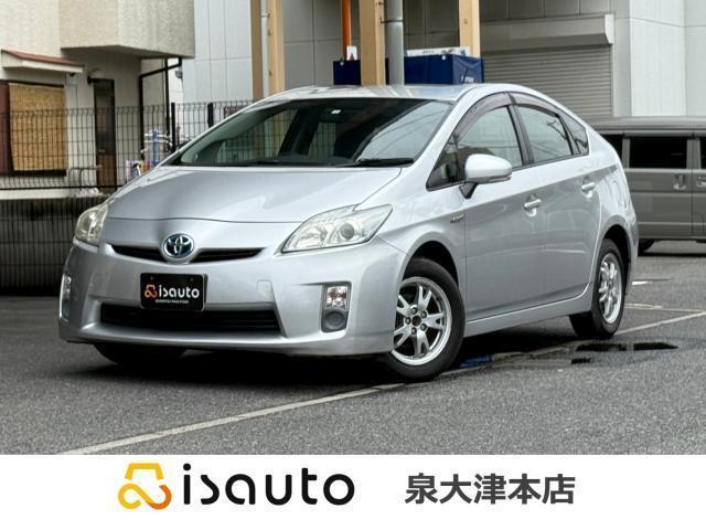Ref:AUX-24224450 TOYOTA PRIUS 2010 1 2010 Toyota Prius silver hybrid used car Japan export