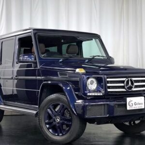 2017 Mercedes Benz G-Class blue diesel used car Japan export