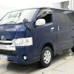2018 Toyota Regius Ace Van blue diesel used car Japan export