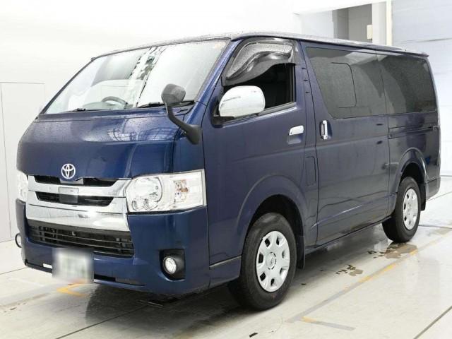 Ref:AUX-24224465 TOYOTA REGIUS ACE VAN 2018 1 2018 Toyota Regius Ace Van blue diesel used car Japan export
