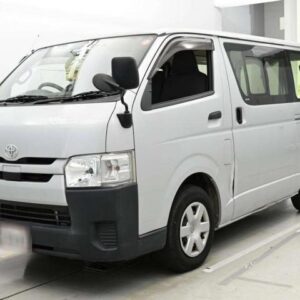 2017 Toyota Hiace Van silver diesel used car Japan export