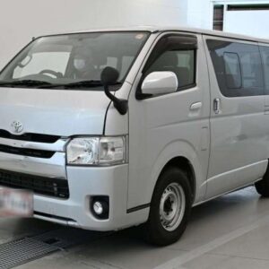 2016 Toyota Hiace Van silver diesel used car Japan export