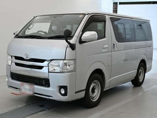 Ref:AUX-24224541 TOYOTA HIACE VAN 2016 1 2016 Toyota Hiace Van silver diesel used car Japan export