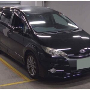 2012 Toyota Wish black gasoline used car Japan export