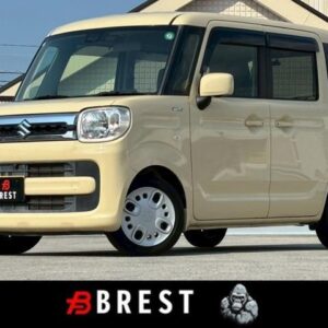 2019 Suzuki Spacia yellow hybrid used car Japan export