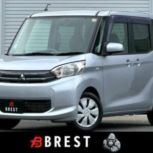 2014 Mitsubishi Ek Space silver gasoline used car Japan export
