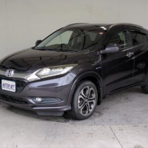 2014 Honda Vezel black hybrid used car Japan export
