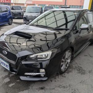 2014 Subaru Levorg black gasoline used car Japan export