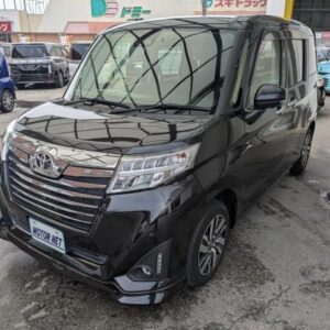 2019 Toyota Roomy black gasoline used car Japan export