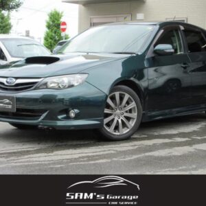 2009 Subaru Impreza green gasoline used car Japan export