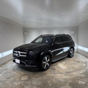 2021 Mercedes Benz Gls black diesel used car Japan export