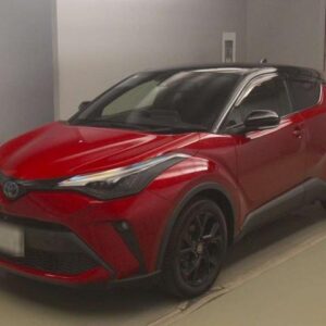 2022 Toyota C-Hr red gasoline used car Japan export