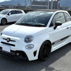 2024 Abarth Abarth 595C white gasoline used car Japan export