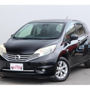 2014 Nissan Note black gasoline used car Japan export
