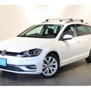 2018 Volkswagen Golf Variant white gasoline used car Japan export