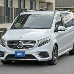 2021 Mercedes Benz V-Class white diesel used car Japan export