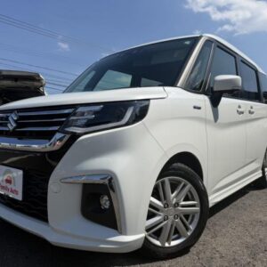 2021 Suzuki Solio pearl hybrid used car Japan export