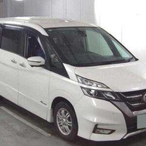 2018 Nissan Serena pearl gasoline used car Japan export