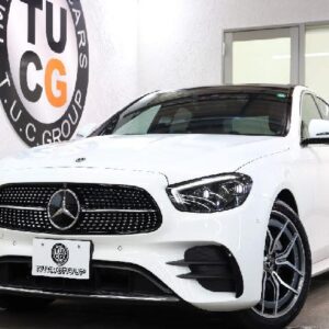 2021 Mercedes Benz E-Class white gasoline used car Japan export