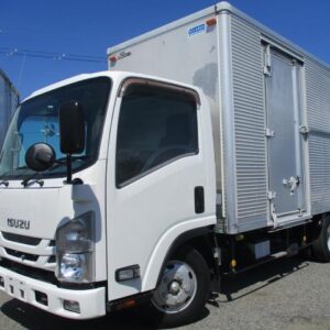 2019 Isuzu Elf Van white diesel used car Japan export
