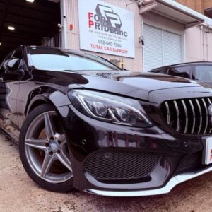 2016 Mercedes Benz C-Class black diesel used car Japan export