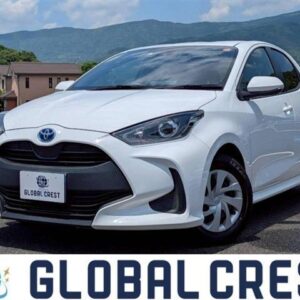 2023 Toyota Yaris white gasoline used car Japan export